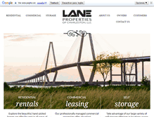 Tablet Screenshot of laneproperties.com